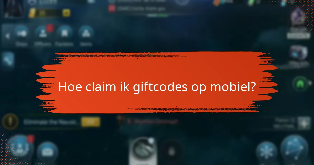 Hoe claim ik giftcodes op het web?