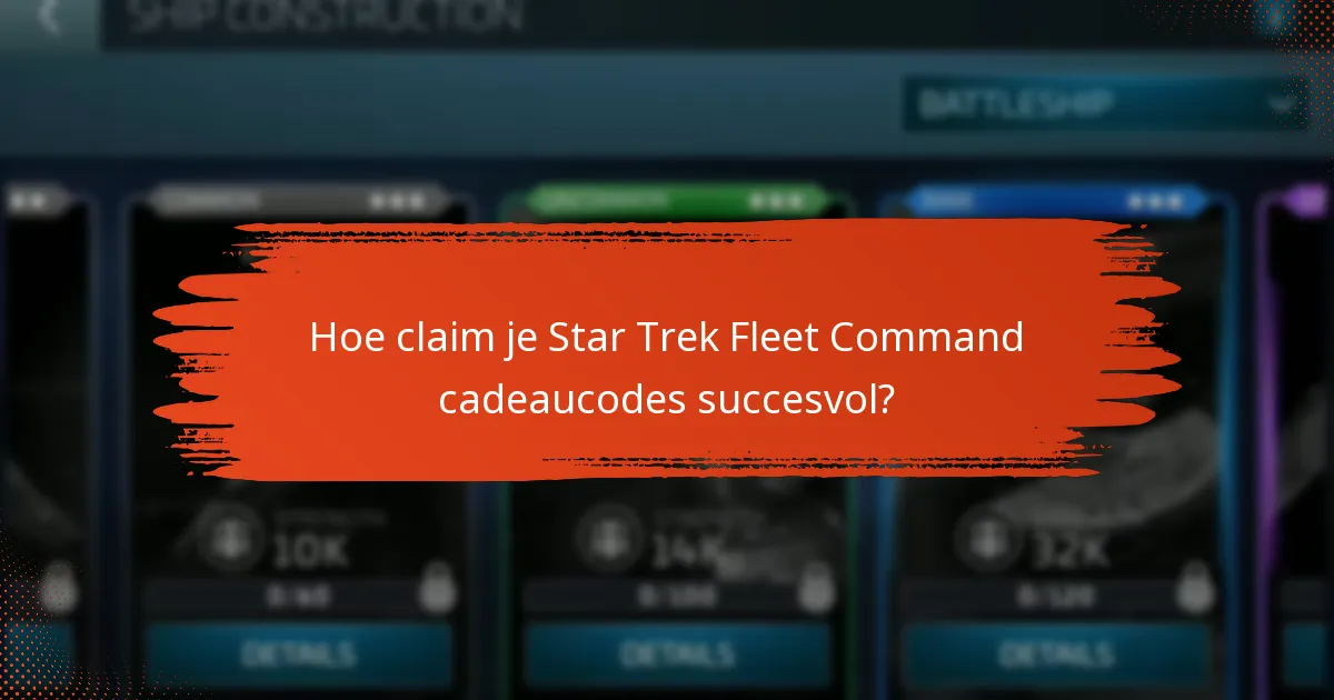 Hoe claim je Star Trek Fleet Command cadeaucodes succesvol?