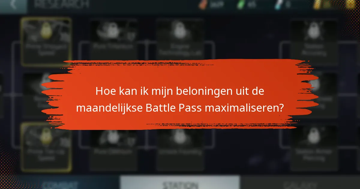 Wat is de niveau-indeling van de maandelijkse Battle Pass?