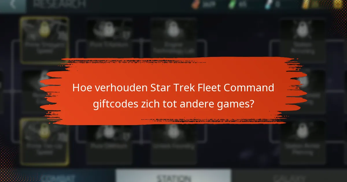 Hoe kunnen spelers giftcodes in Star Trek Fleet Command inwisselen?